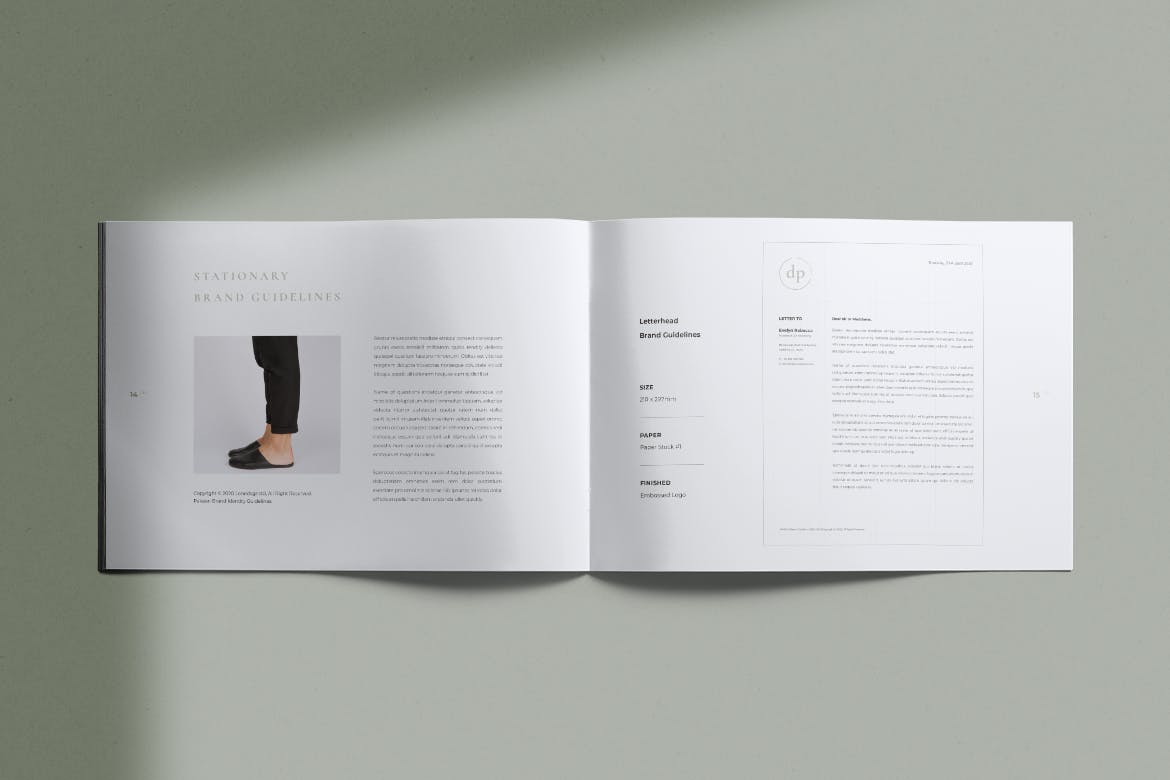 极简版式品牌VI手册设计模板 PAKEAN / Minimal Brand Guidelines插图(7)