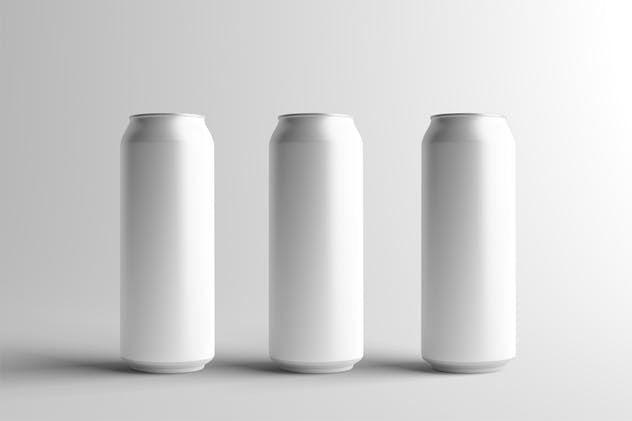 易拉罐罐头外观设计样机模板 Can Mock-Up – 500ml插图(6)