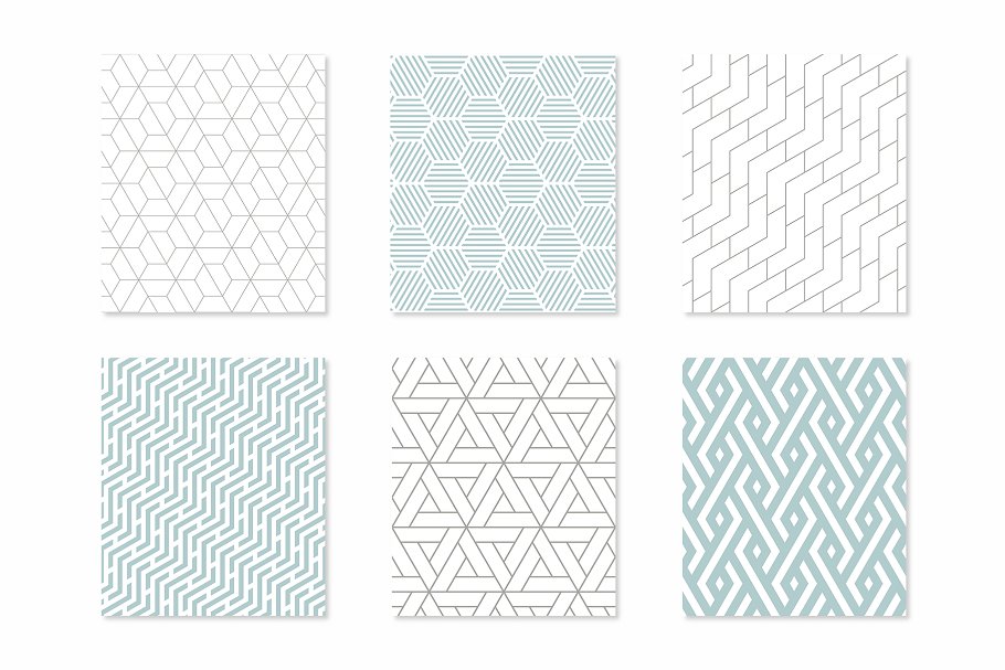 三十种几何无缝纹理 Thirty Geometric Seamless Patterns插图(4)