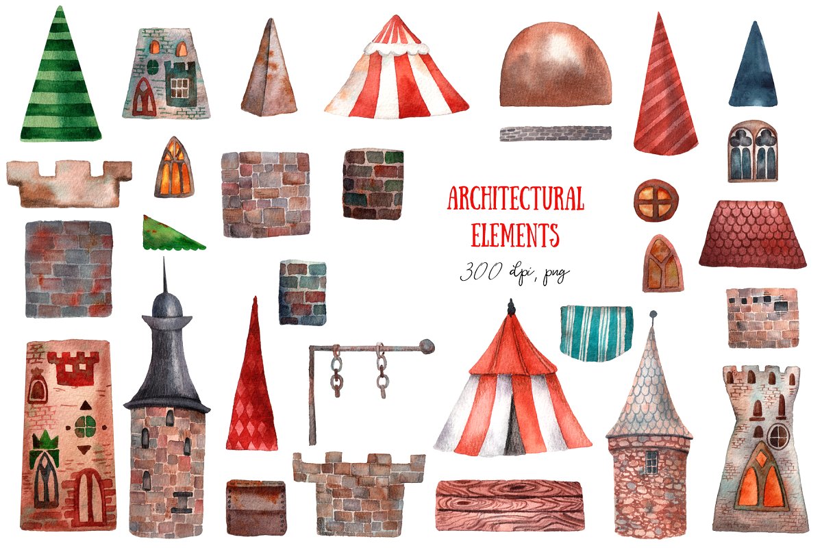 古老的童话故事水彩插画合集插图(15)