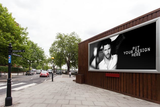 户外巨型海报广告牌样机套装 Billboard Mockup Set插图(4)