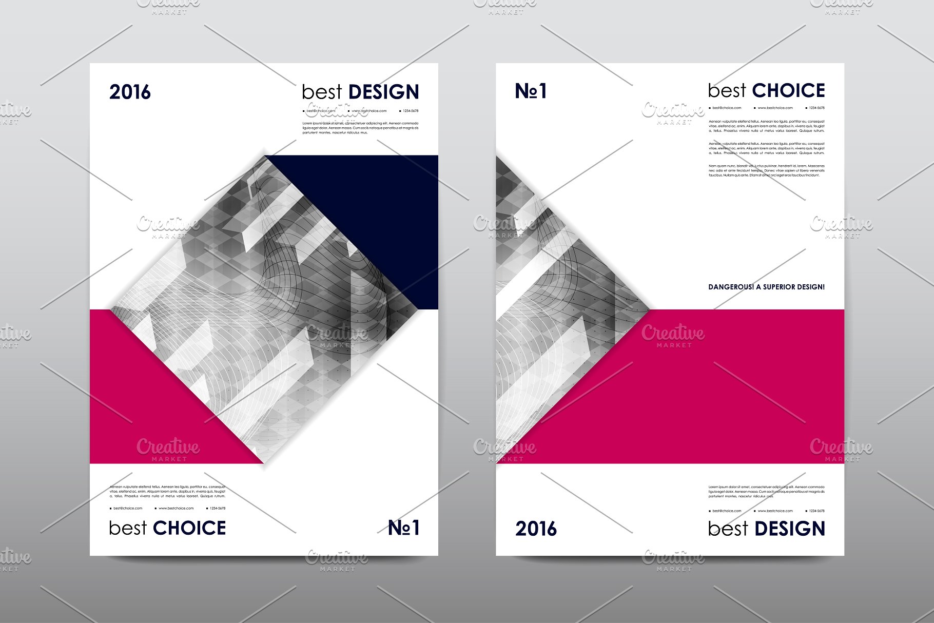 50+企业商业主题宣传小册子模板合集 50+ Business Brochures Bundle插图(45)