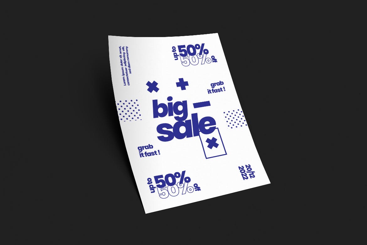 简约文字&符号版式设计海报PSD素材素材库精选 Raul Poster Design插图(3)