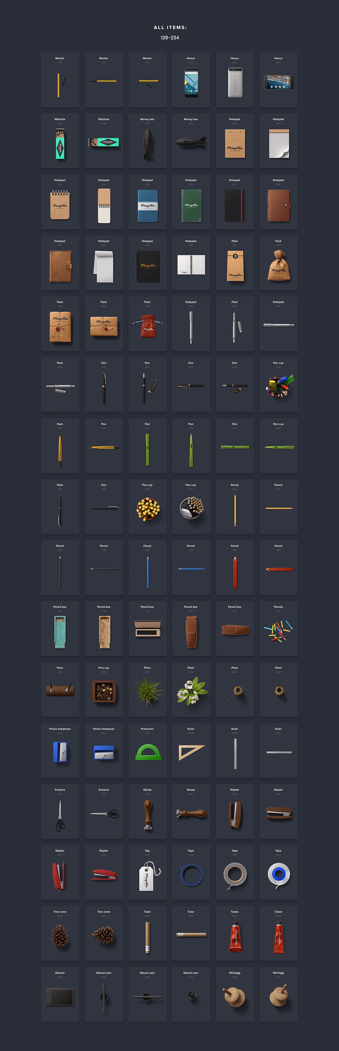 超级场景样机素材包 Scene Generator Mayolla插图(3)