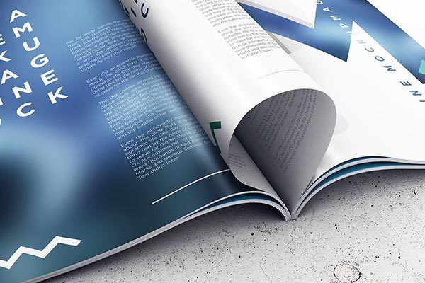 逼真质感的高端A4尺寸房地产楼书杂志品牌手册画册设计VI样机展示模型mockups