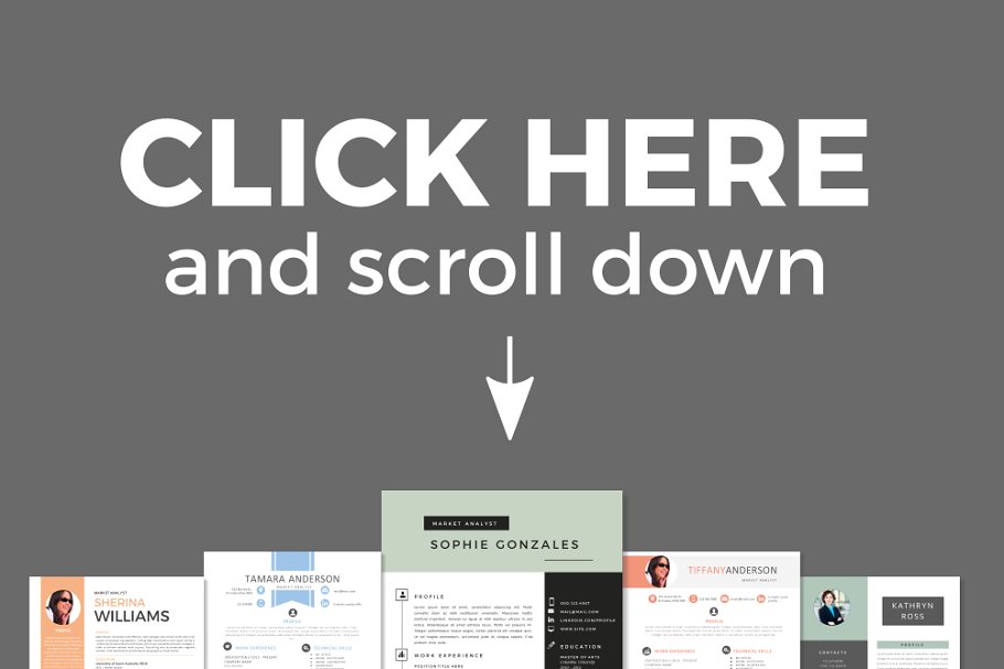 30种风格简历模板下载 30 massive Word resume pack bundle插图(1)