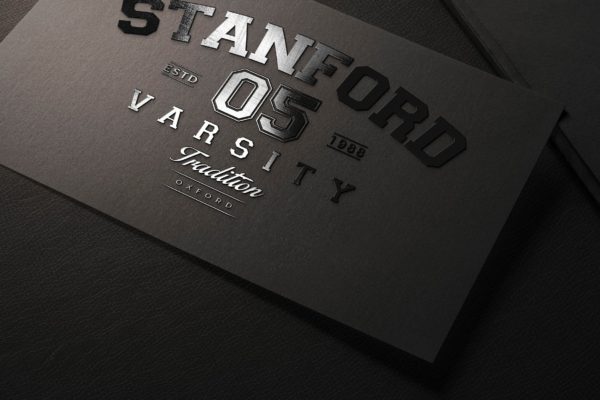 Logo设计印刷效果预览样机模板 Paper Logo Mockups