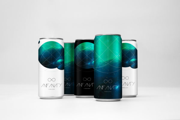 饮料易拉罐罐头外观设计效果图样机4 Sleek Cans Mockup 4