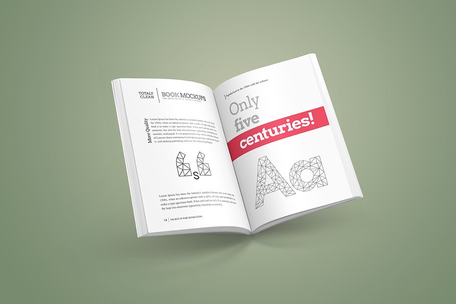 软封面书籍样机 Softcover Edition / Book Mock-Up插图(3)