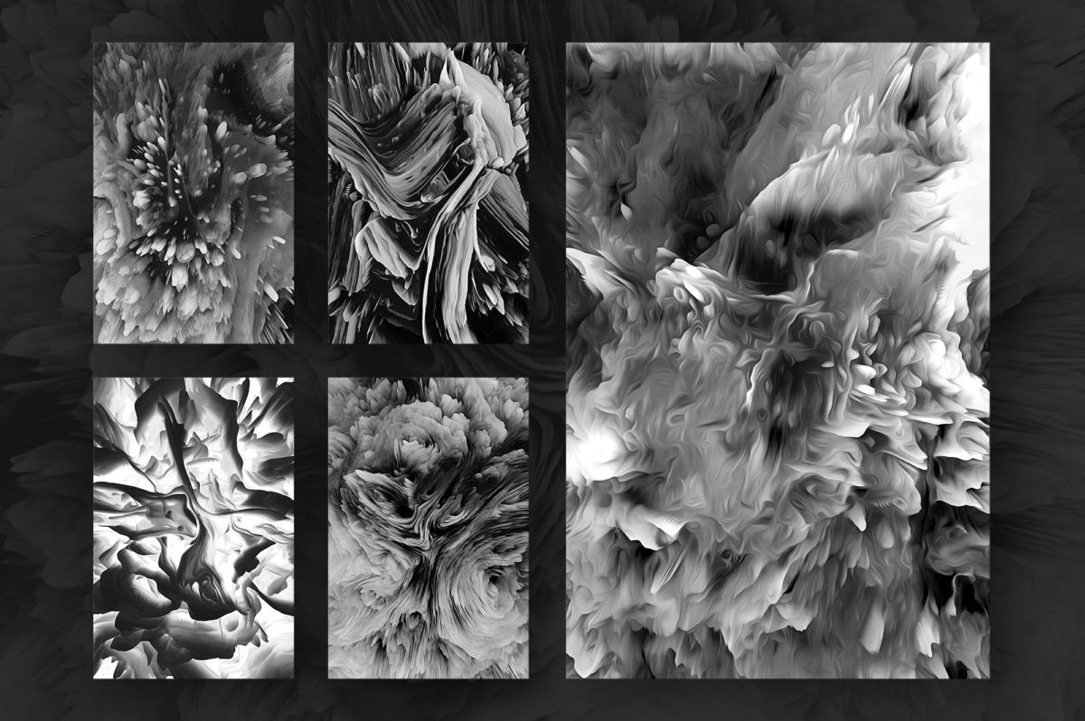 创意抽象纹理系列：40款魅力四射抽象纹理&PS笔刷 Energy, Vol. 1插图(9)