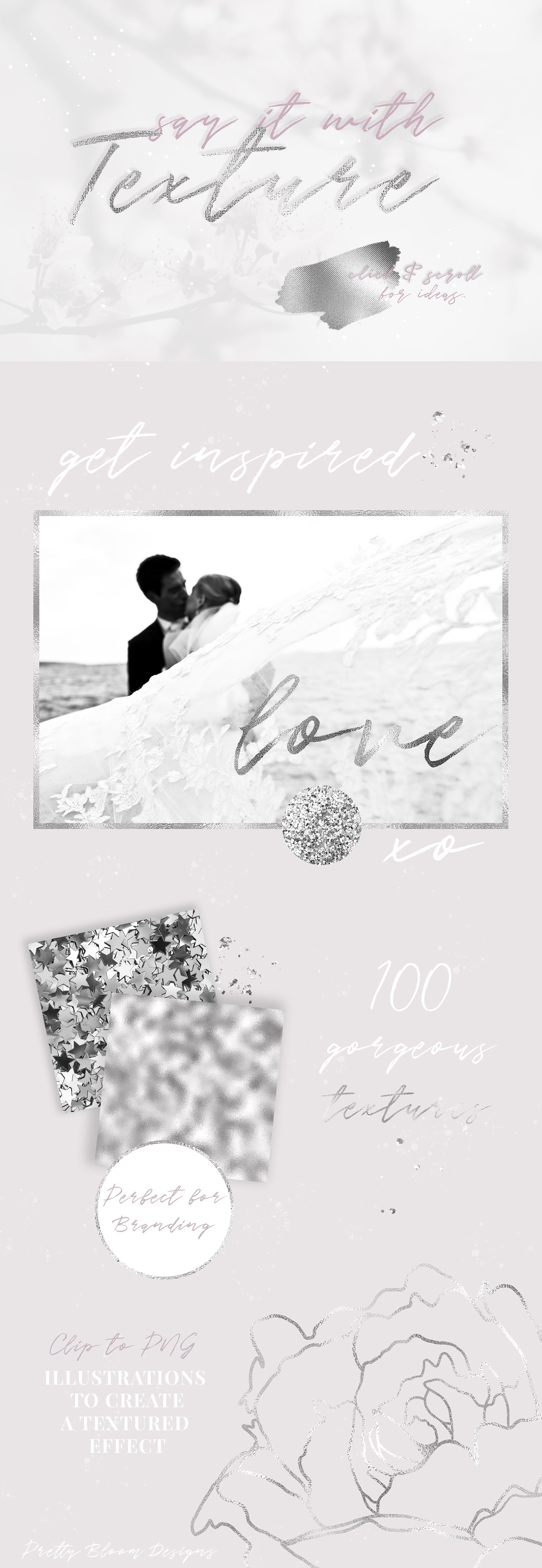 闪闪发光的奢侈华丽的背景纹理素材插图(2)