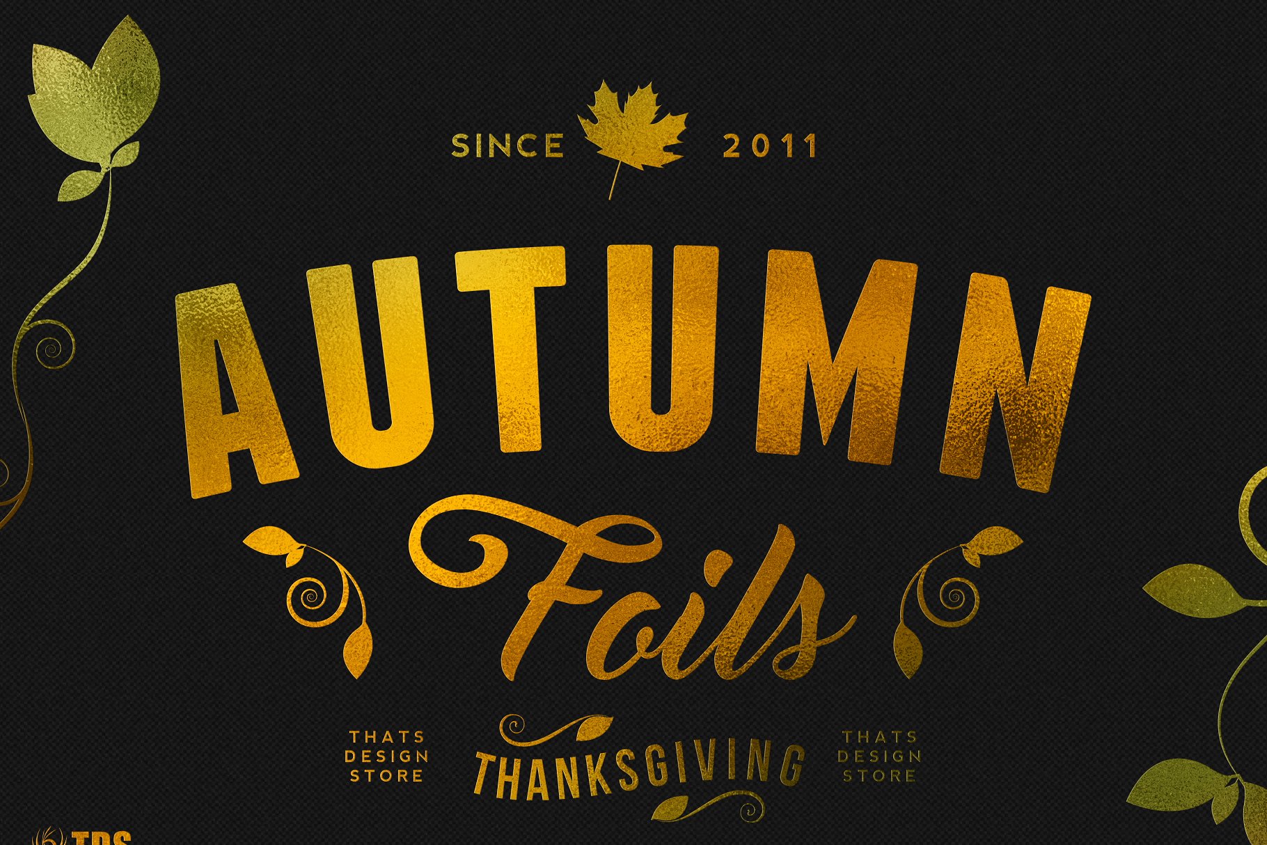 12秋季箔纹理+智能PSD模板 12 Autumn Foil Textures + Smart PSD插图(2)