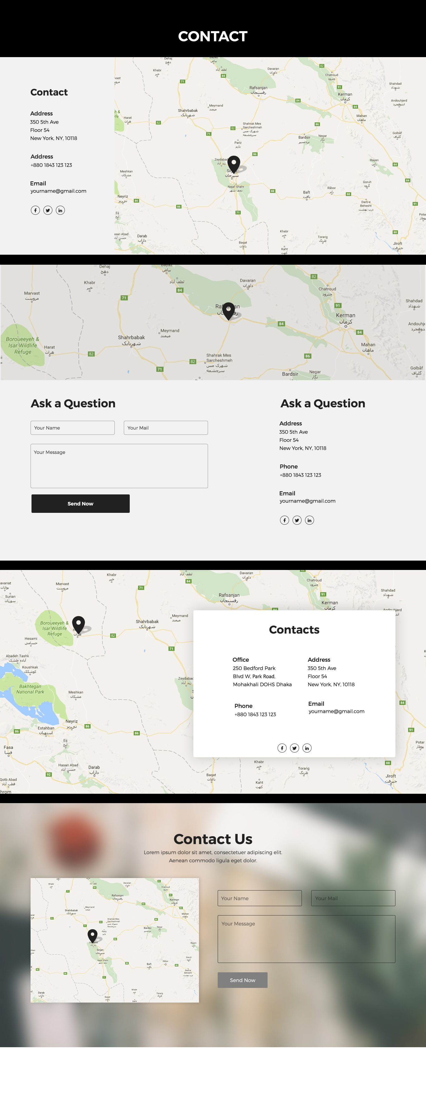 非常完整的一套网页设计 UI 套件 Landing Page UI Kit插图(2)