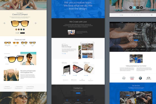 25套创意网站设计UI模板 The Pear Starter Web UI Kit插图(13)