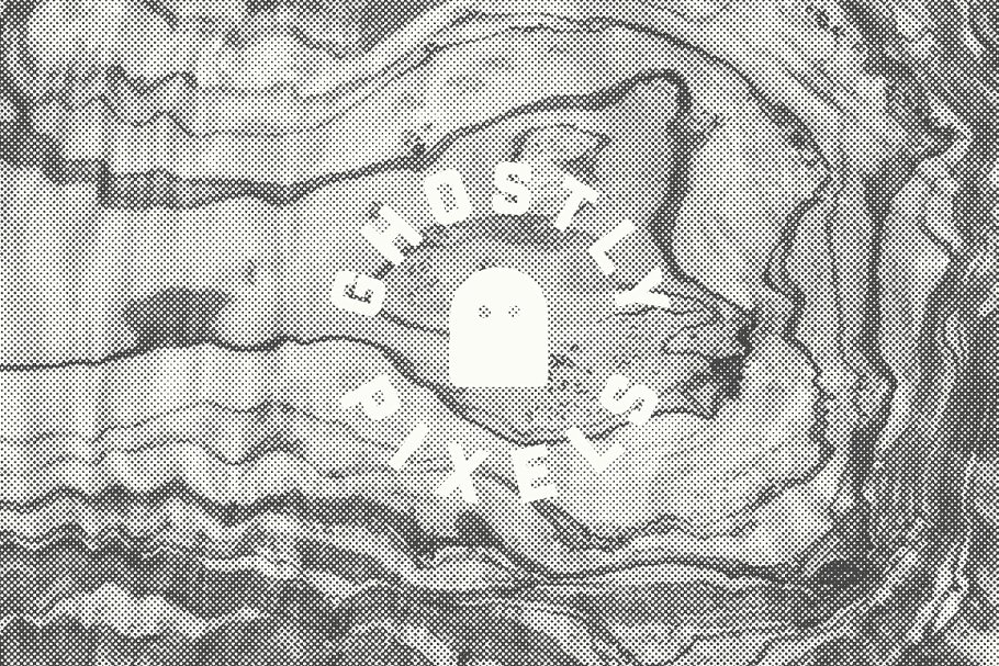 半色调木纹背景素材 Wood Halftone Textures插图(8)