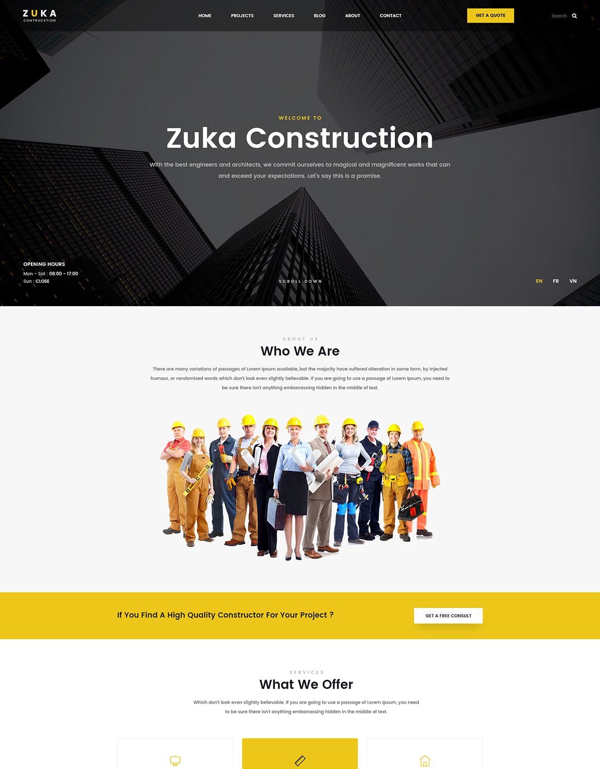 响应式设计风格多用途网站设计PSD模板 Zuka | Responsive Multi-Purpose PSD Template插图(13)
