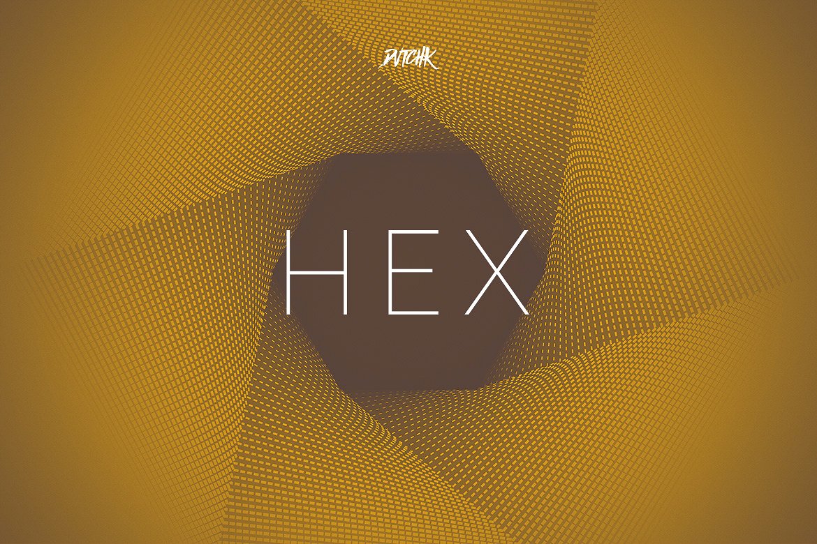 六角几何螺旋图形抽象背景02卷 Hex | Geometric Spiral | Vol. 02插图(4)