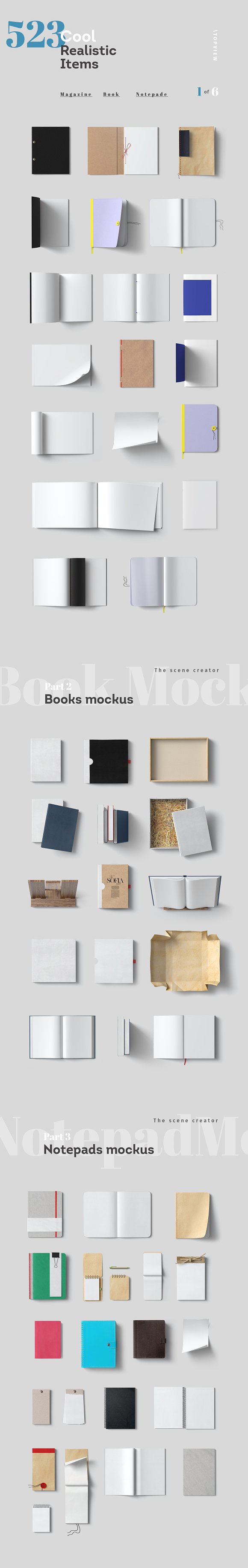 素材库下午茶：超级办公室物品品牌设计Mockups下载[PSD,解压后26GB+]插图(11)