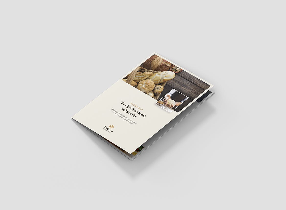 5合1面包店折页宣传单设计模板合集 Bakery – Brochures Bundle Print Templates 5 in 1插图(7)