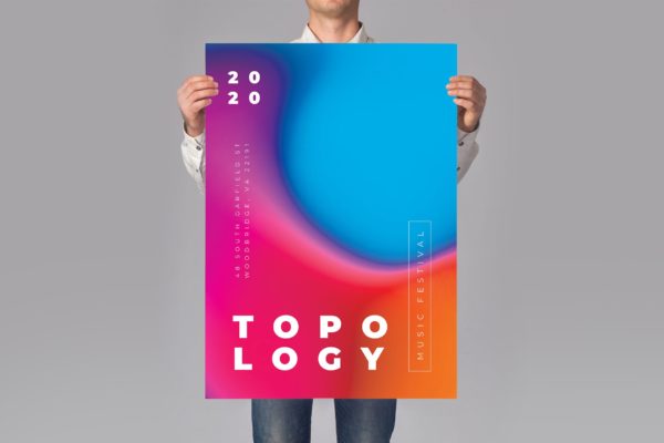 创意双渐变配色风格促销海报传单素材库精选PSD模板 TMT 06 – Banner Flyer Promotion