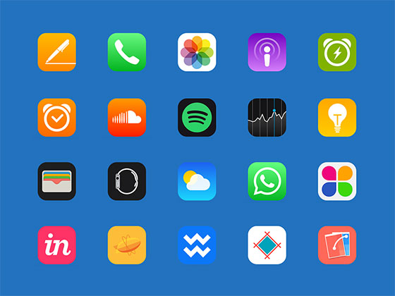 83 枚热门 iOS 应用图标素材之家精选sketch素材