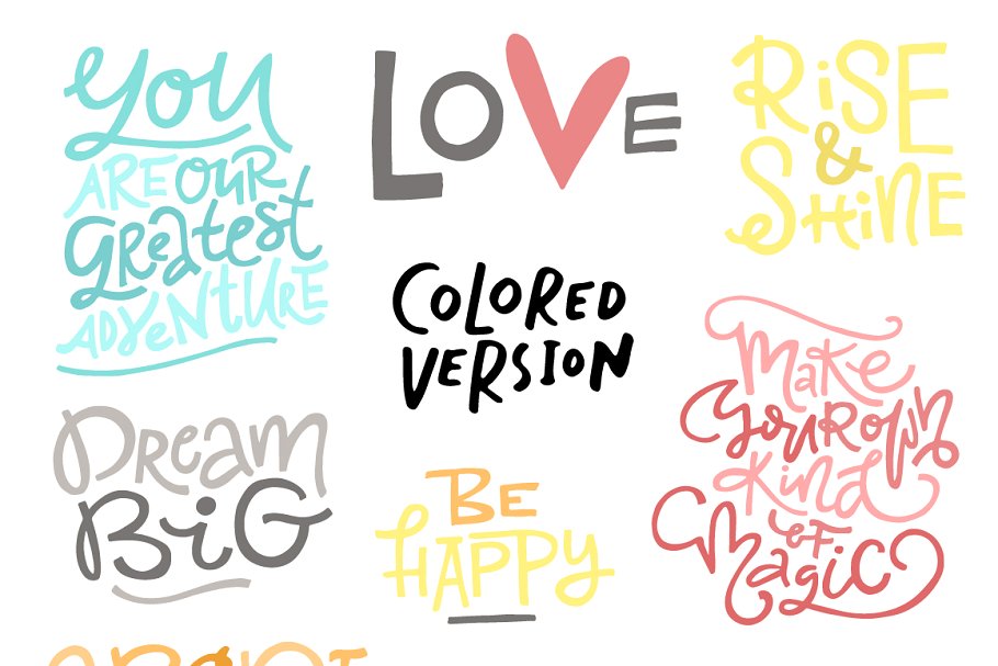 幼儿园儿童主题艺术插画素材合集 Nursery Art Creator – DIY pack插图(15)