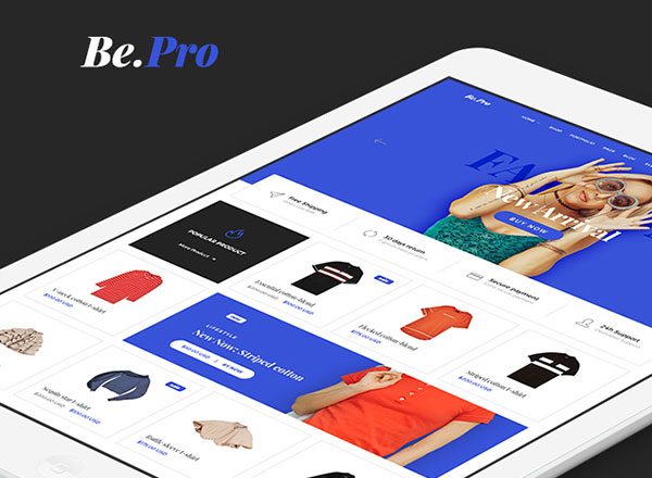 一个时尚精美的电子商务PSD模板 Fashion eCommerce Templates