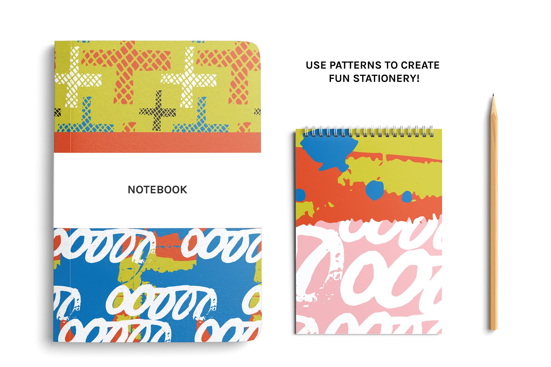 POP艺术印象涂鸦泼墨纹理 Pop Art Expressions | Patterns插图(5)