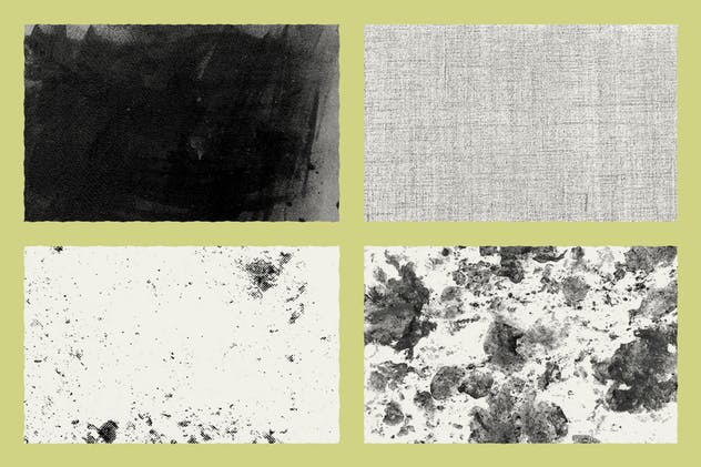 半色调水墨帆布纹理套装1.3 Halftone Screen Texture Pack 1.3插图(3)