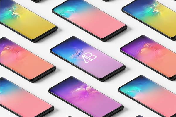 Samsung Galaxy S10 样机套装下载[PSD]