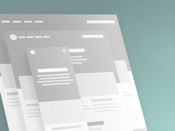 响应式网页线框模版素材之家精选sketch素材