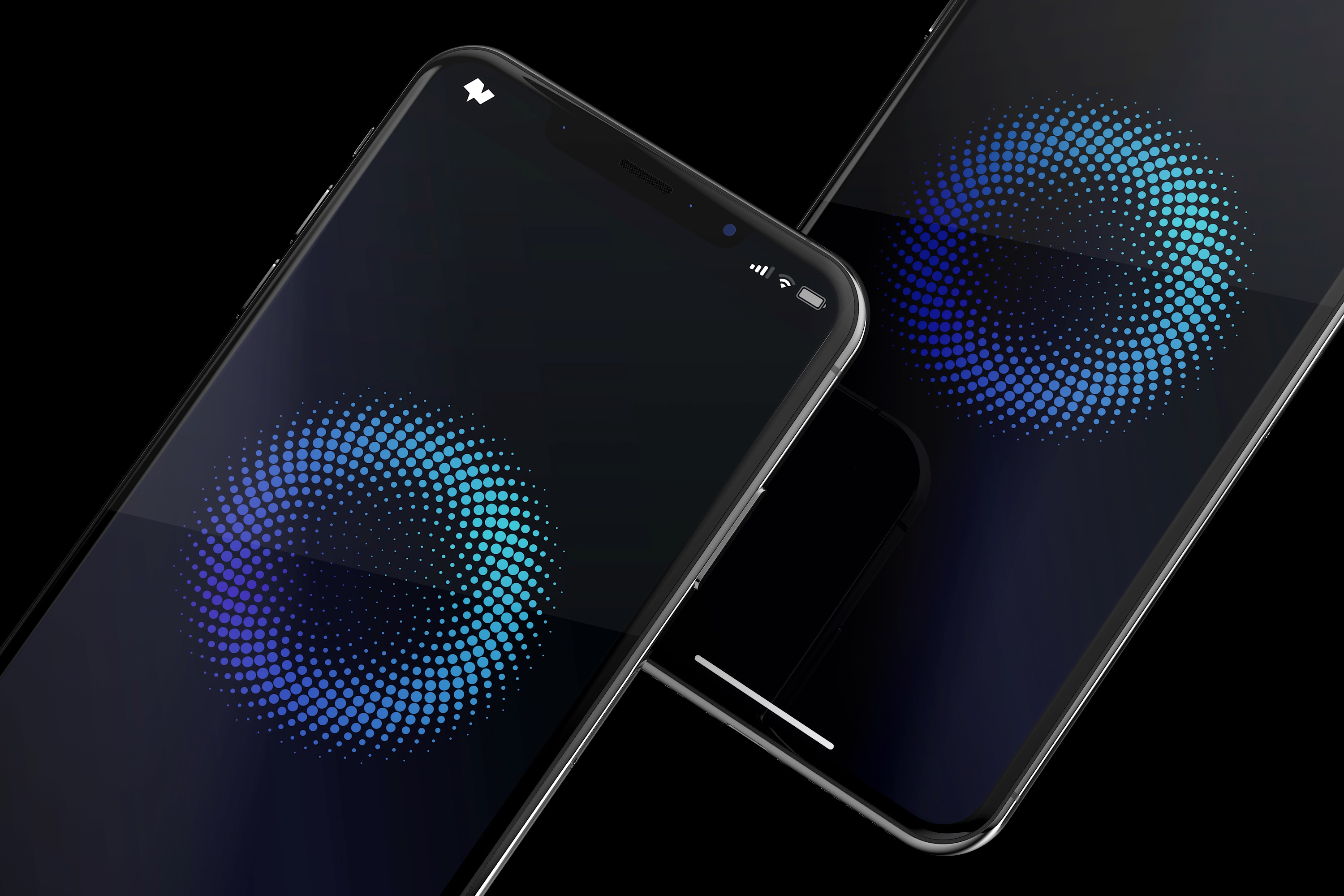 iPhone XS Max手机屏幕UI设计预览图样机模板 iPhone XS Max Mockup, Close Up插图(3)