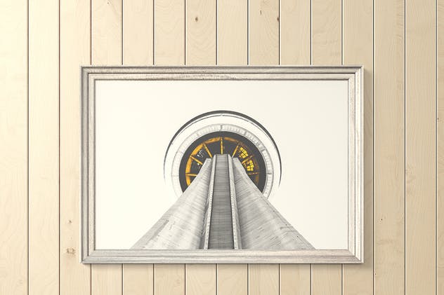 墙壁橱窗涂料艺术品样机套装V1 Frame Artwork Mockup Set 1插图(1)