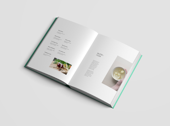 精装硬封图书封面＆内页版式设计效果图样机 Hardcover Book Mockup Photoshop