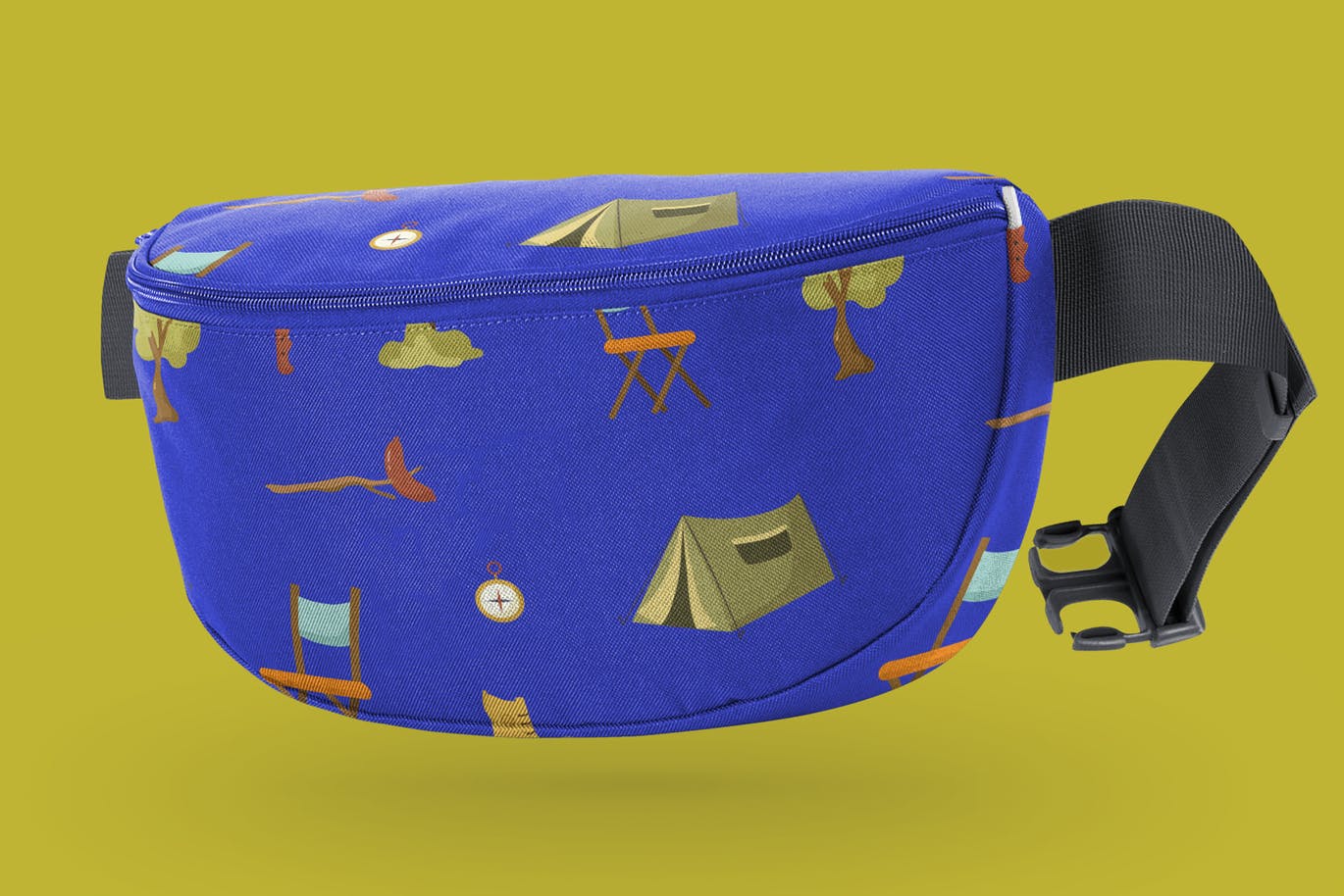 户外露营图案无缝背景素材 Outdoor Camping Seamless Patterns插图(3)