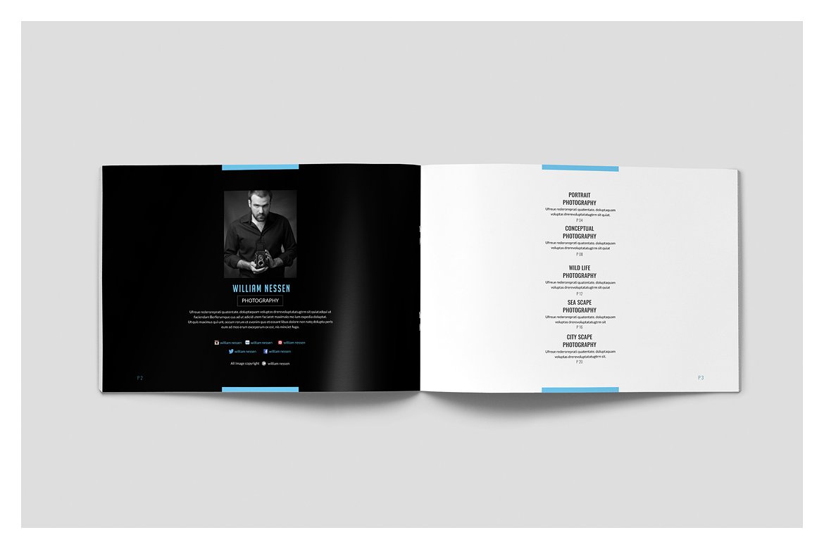 极具品味的一组摄影作品画册杂志模板插图(2)