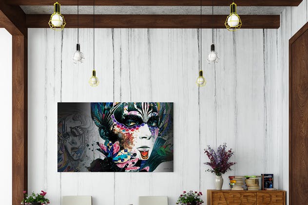 工作室艺术作品油画展示样机模板Vol.6 Picture Art Mockup [Vol 6]插图(4)