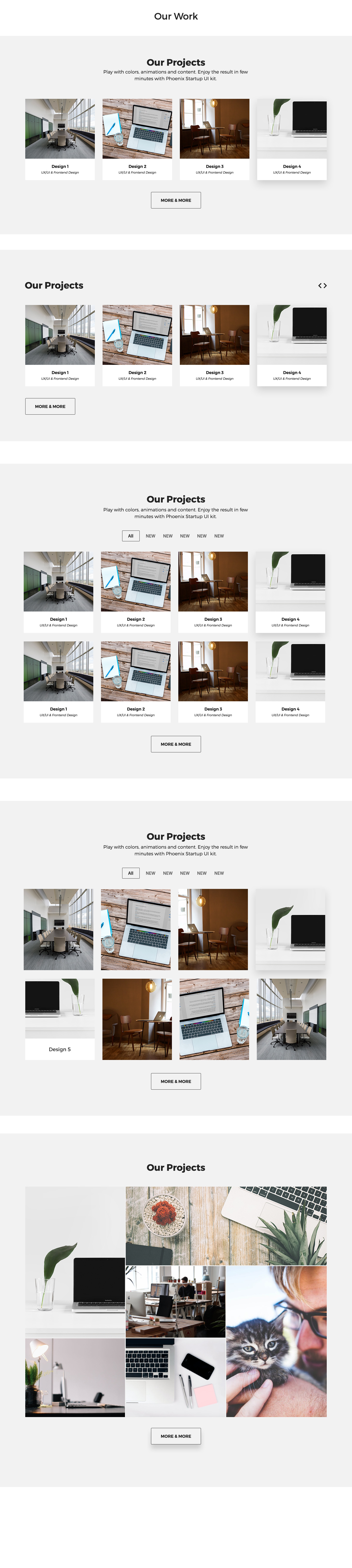 非常完整的一套网页设计 UI 套件 Landing Page UI Kit插图(8)