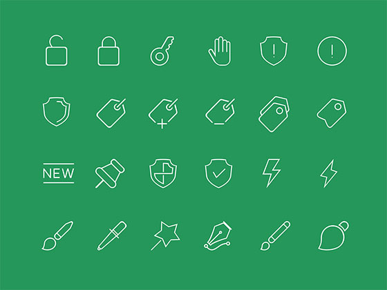 Mirrored Icon Set素材之家精选sketch素材