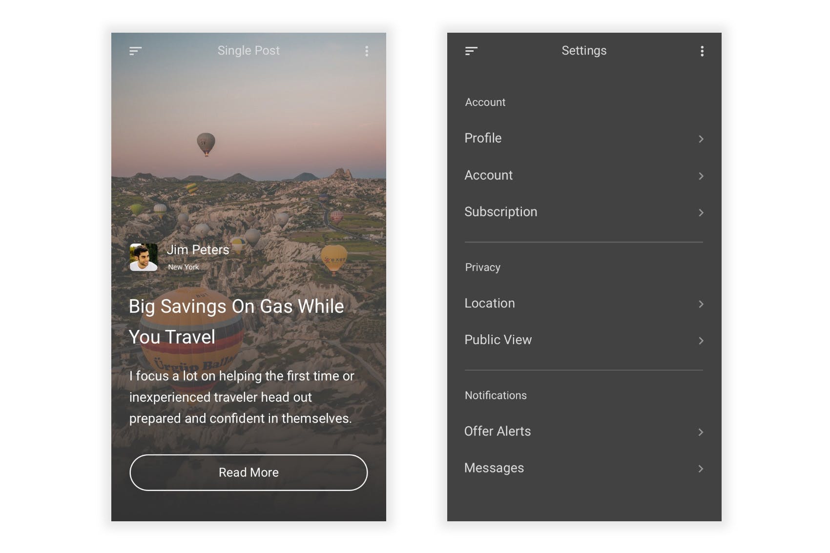 新闻资讯类APP应用UI设计套件PSD模板 Sandesh – News & Events Photoshop UI Kit插图(8)