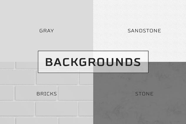 简约海报设计样机模板 Poster Mock Up – Tabloid插图(7)