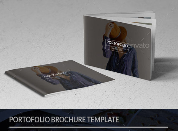 时尚清新的服装品牌手册画册楼书杂志设计模板