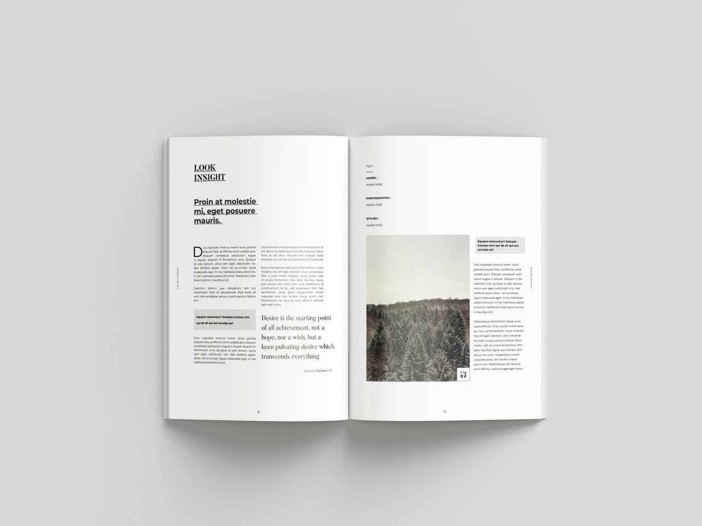 旅行/摄影/品牌主题杂志设计INDD模板 Magazine插图(4)