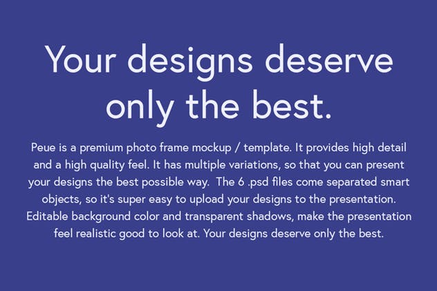 创意海报设计预览相框样机模板 Poster Frame Mockup插图(3)