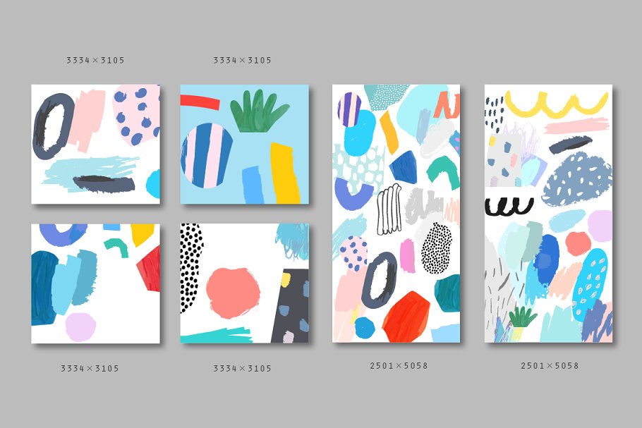 涂鸦错误笔画水彩图案素材 MAKE MistAKEs插图(8)