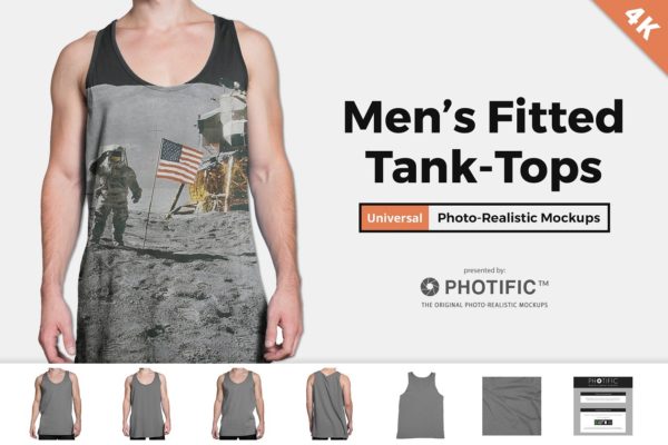无袖背心样机模板 Tank Top – Apparel Mockups