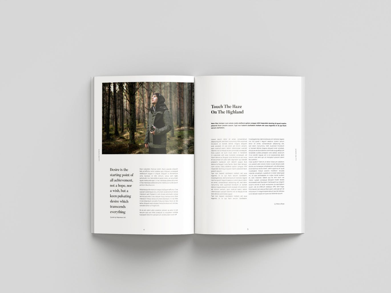 旅行/摄影/品牌主题杂志设计INDD模板 Magazine插图(2)