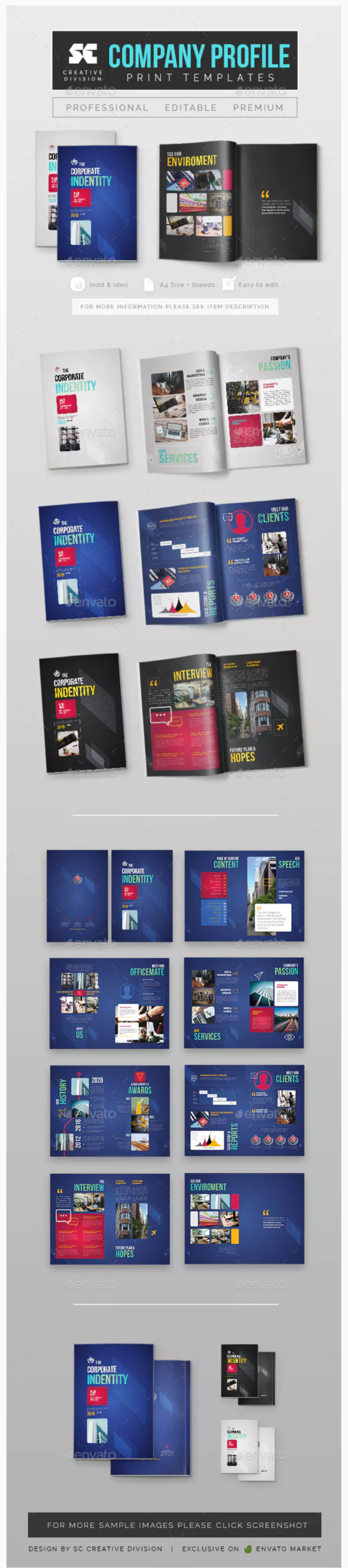 时尚品牌公司企业宣传册插图