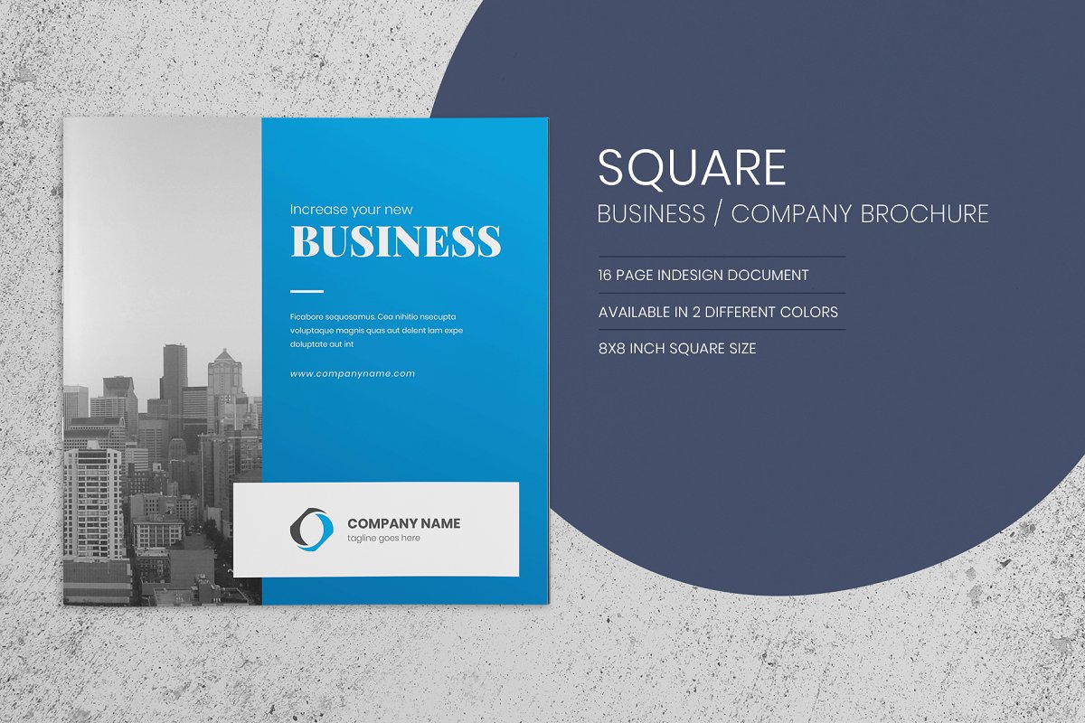 企业简约高效宣传册设计模板插图