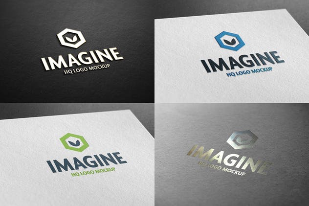 品牌Logo设计展示实景样机套装Vol.2 Logo Mockup Set V2插图(2)